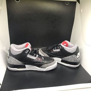 NIKE AIR JORDAN 3 RETRO GS BLACK CEMENT